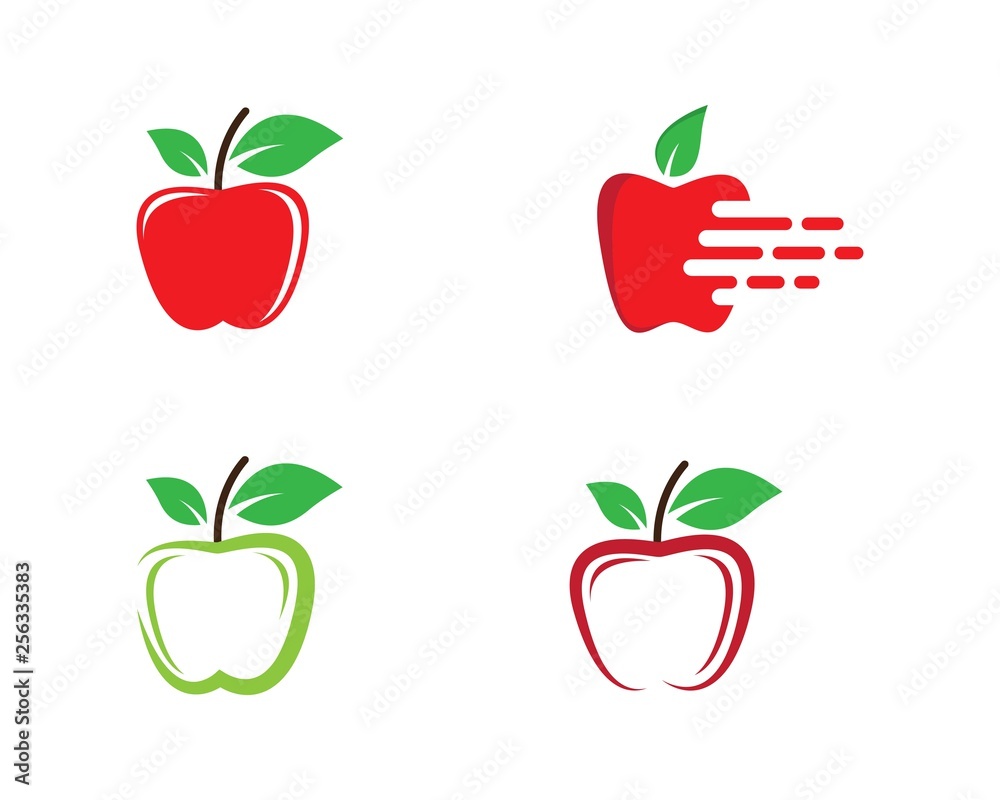 Apple vector icon illustration Apple vector icon illustration