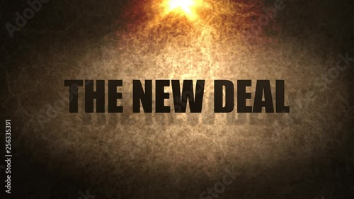 The New Deal - Cinematic Text photo