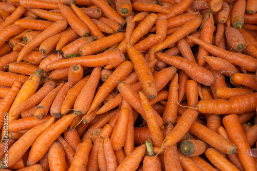 Zanahorias en feria