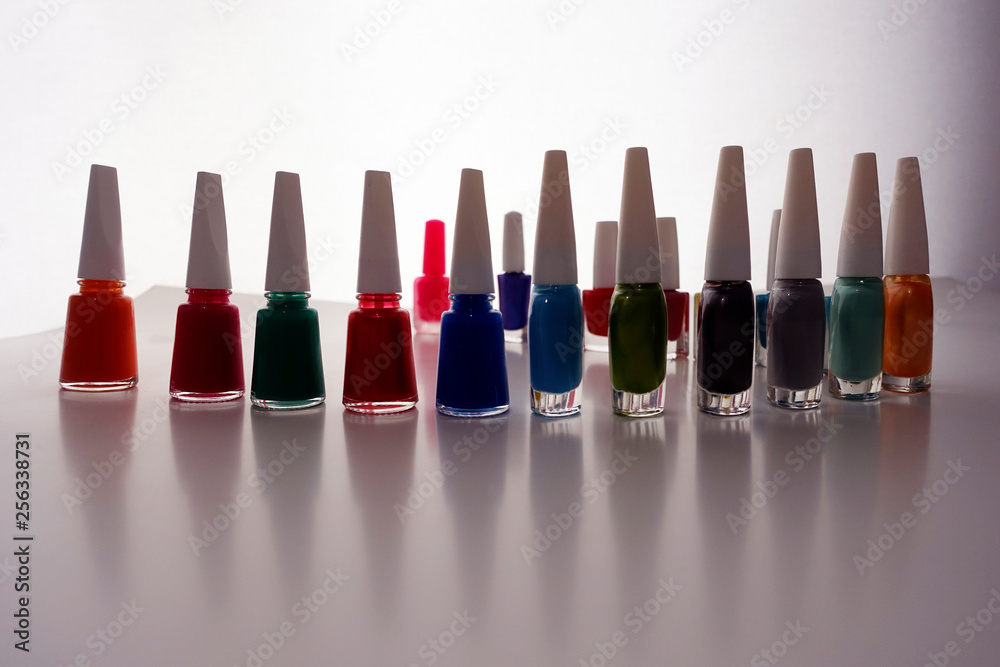 Nail polish grouping sorted mixed Nail polish grouping sorted mixed