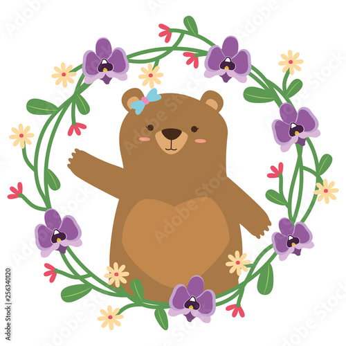 cute bear flowers