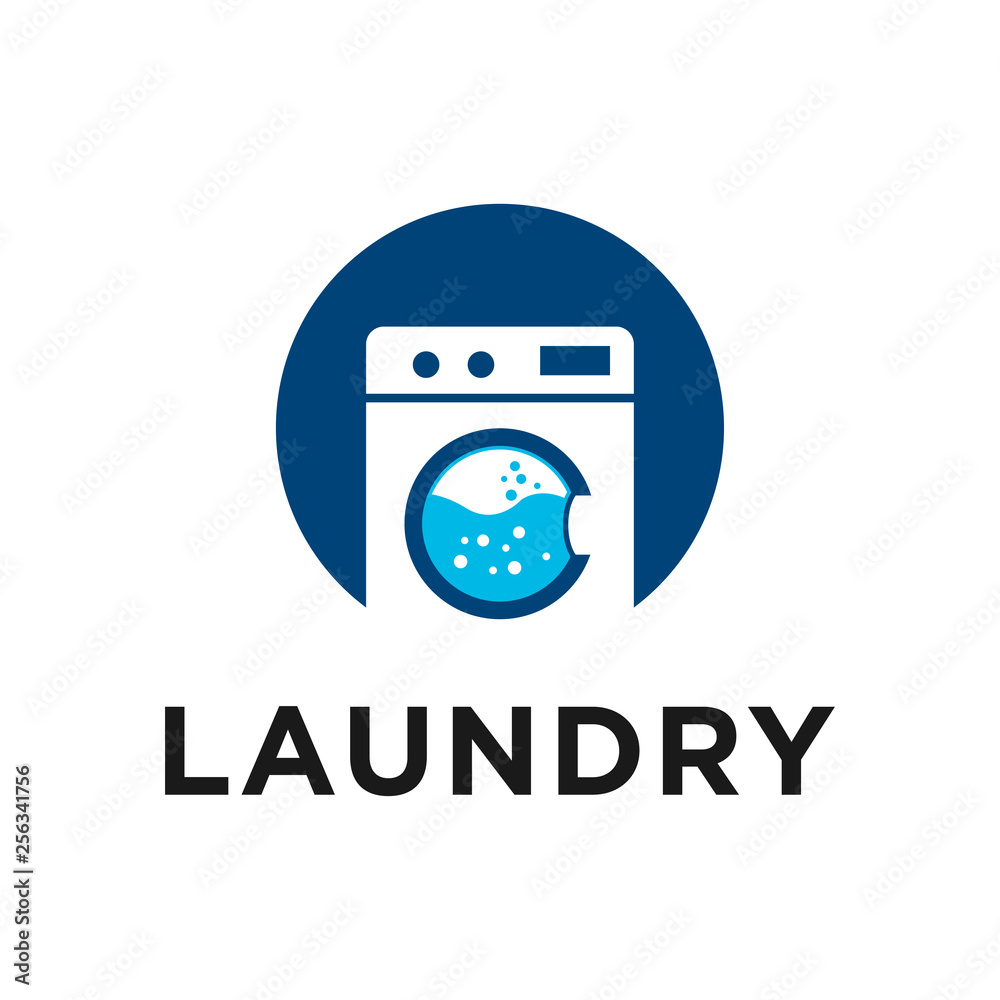 laundry logo vector design laundry logo vector design