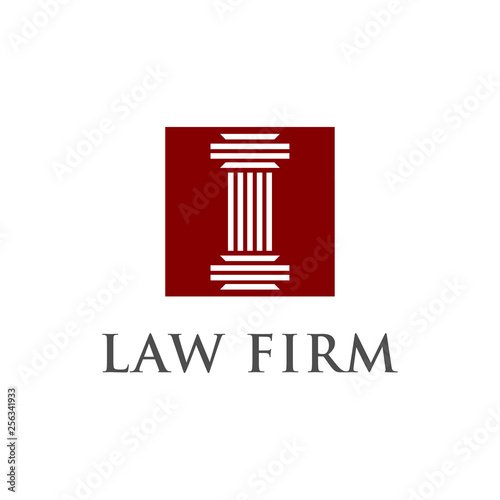 lawyer logo design vector