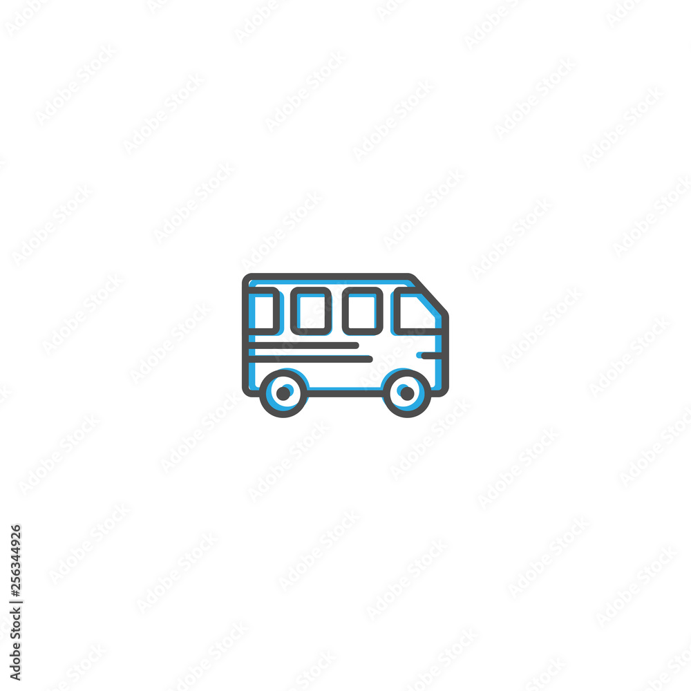 Bus icon design. Transportation icon vector design Bus icon design. Transportation icon vector design