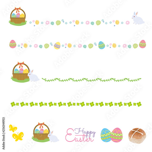 うさぎ　イースター　イラスト