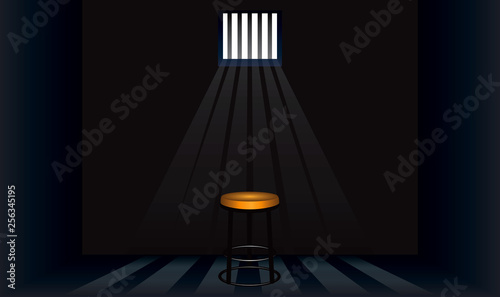 Stool in the prison cell