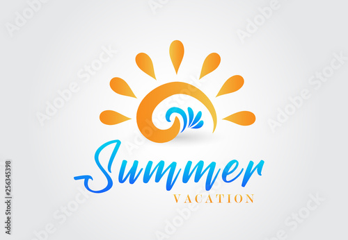 Sun waves logo