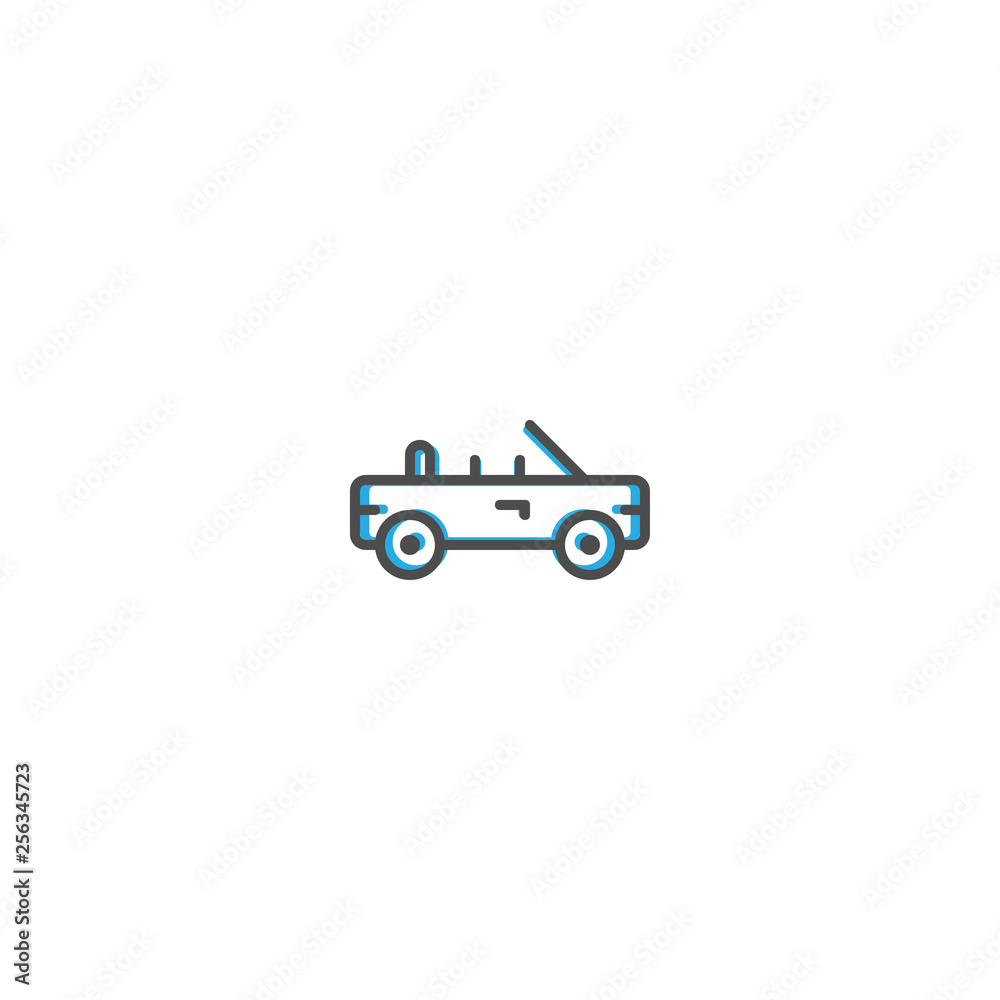 Car icon design. Transportation icon vector design