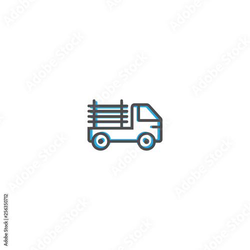 Wallpaper Mural Pickup truck icon design. Transportation icon vector design Torontodigital.ca