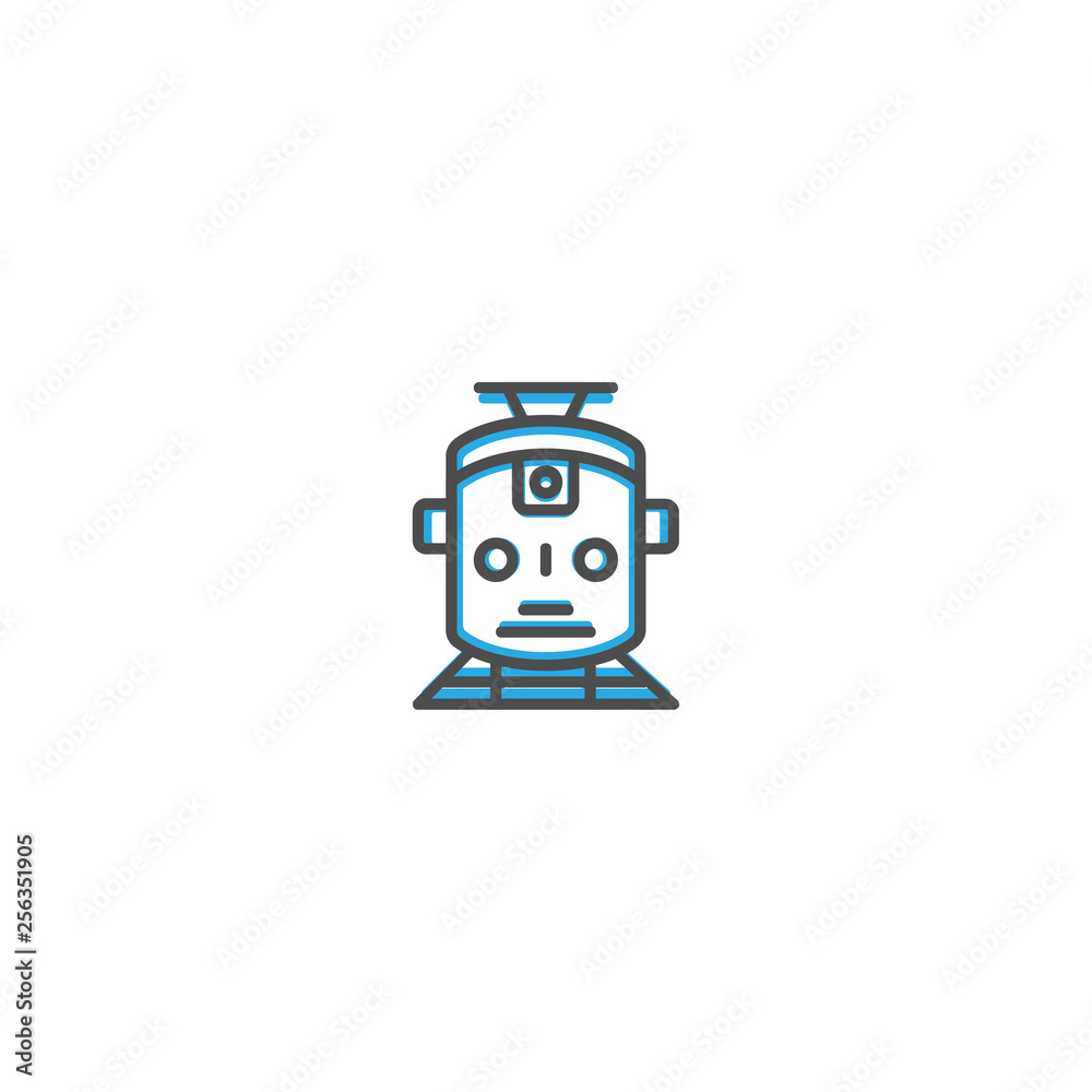 Train icon design. Transportation icon vector design Train icon design. Transportation icon vector design