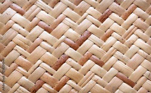 Traditional bamboo weaving texture background