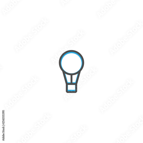Hot air ballon icon design. Transportation icon vector design