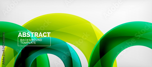 Vector circles abstract background