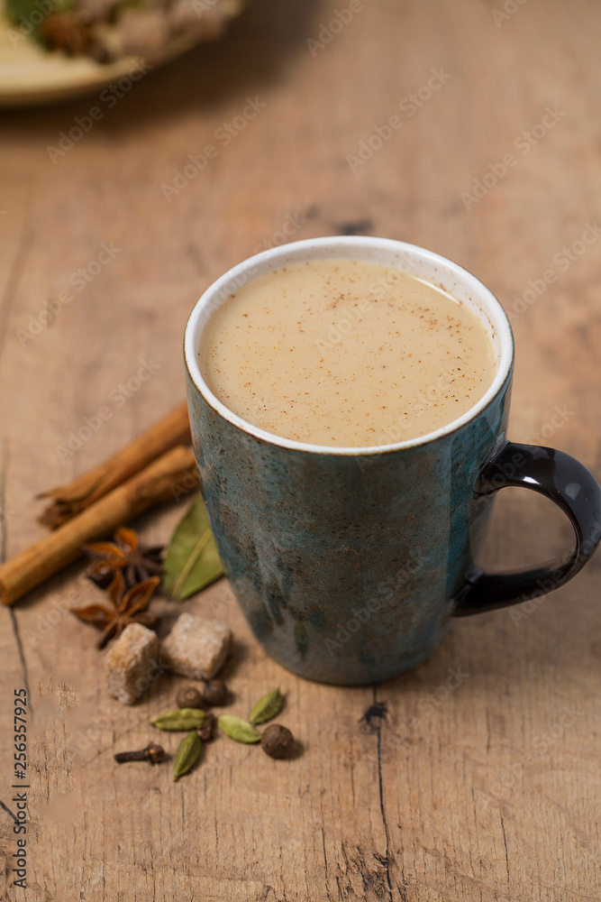 masala tea with different spices masala tea with different spices