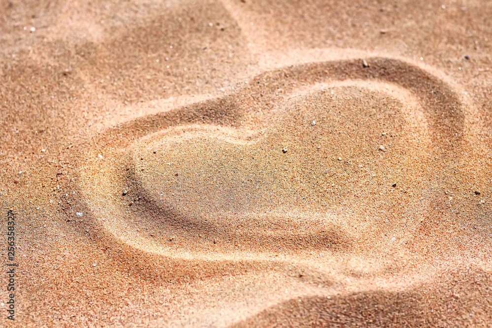 Obraz premium Heart on Sand