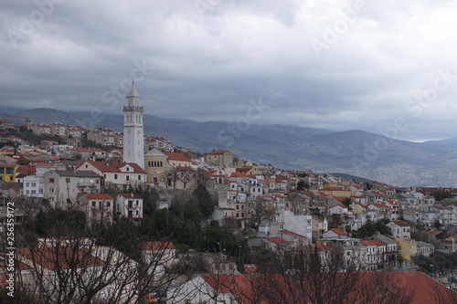 Panoramic view of Novi VInodolski town, Croatia