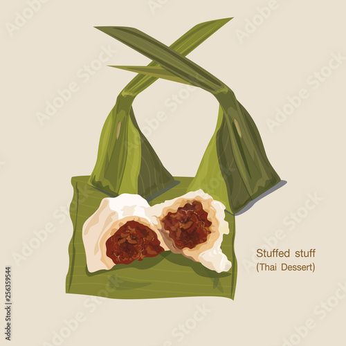 Thai dessert eps 10 format