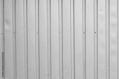 Abstract background corrugated gray metal for wall, texture.