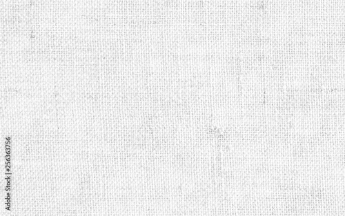 White linen fabric texture or background