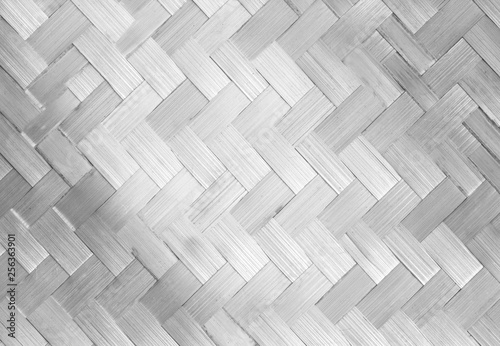 close up woven bamboo pattern