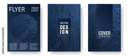 Magazine cover layouts vector design.