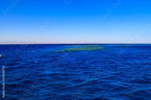 View of the Red sea in Hurghada  Egypt