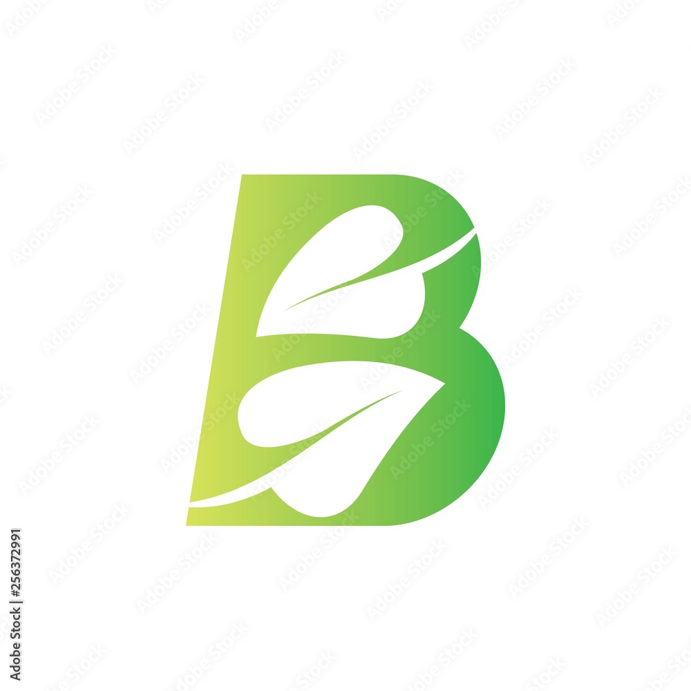 B logo
