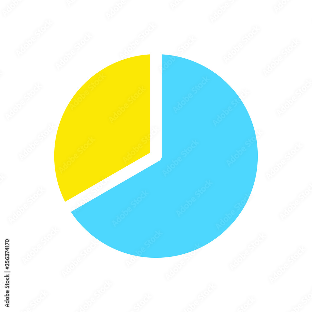 Pie graph icon Pie graph icon