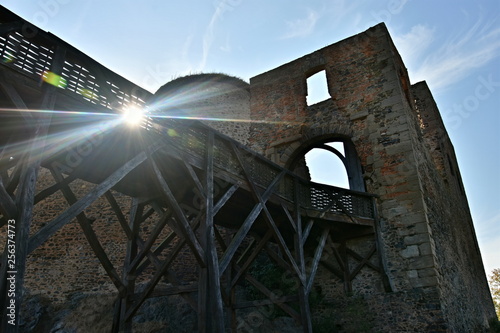 View of Krakovec  old fortress in Bohemia