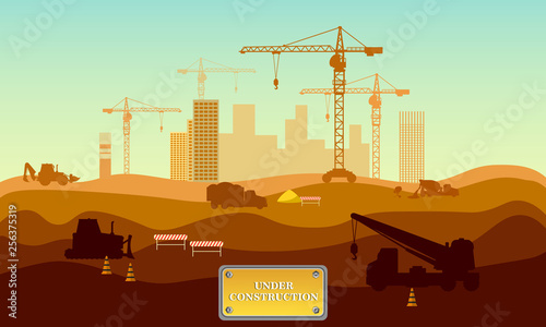 Vector construction set. Under construction
