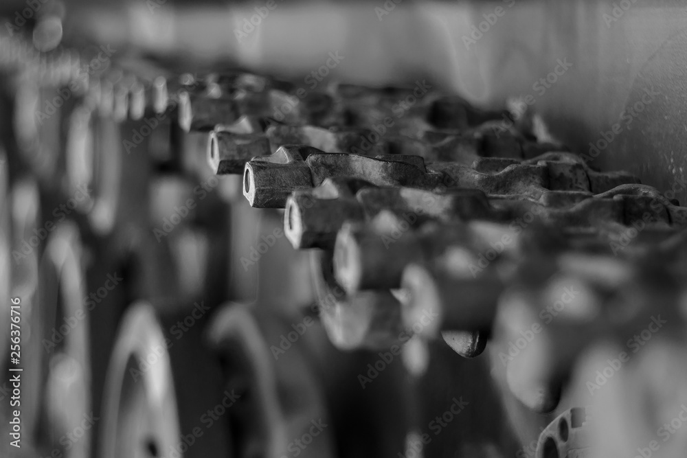 Obraz premium Fragments of military equipment Russia