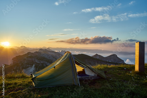 Sunrise on Pavione Mountain, Primiero, Trentino, Italy