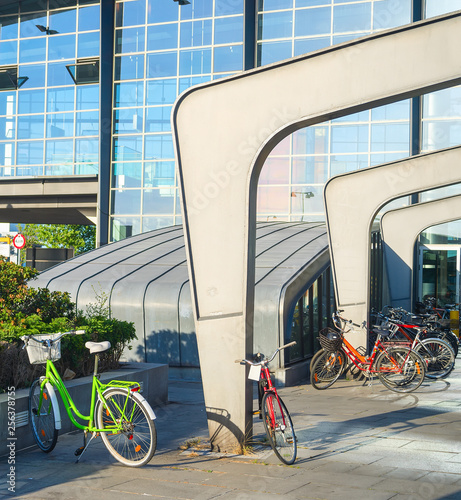 Bicycles parking at Copenha...