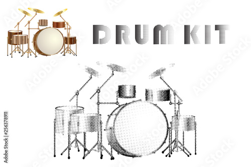 Halftone_drum_kit