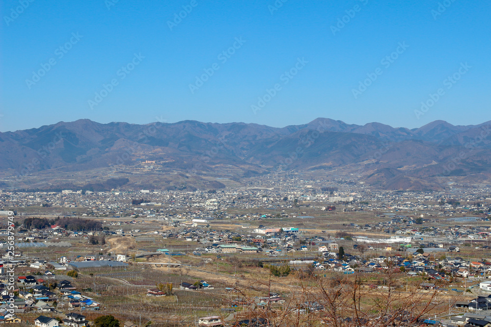 Obraz premium 甲府盆地