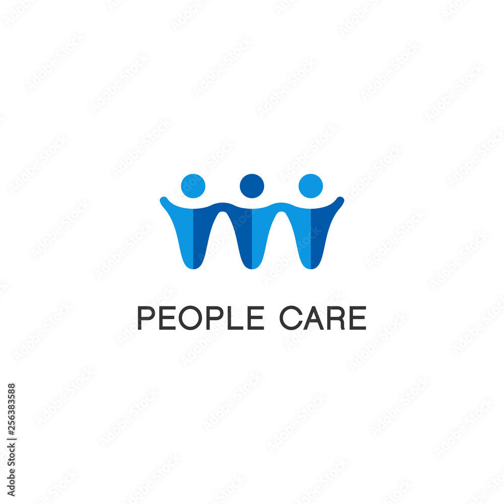 people care, healthcare logo design vector people care, healthcare logo design vector