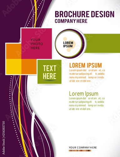 Abstract Business Background. Layer template. Brochure or flyer