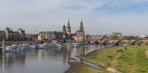 Dresden, Germany - the Elbe River cuts Dresden in two halves, and its one the main landmarks of the city, offering a large number of amazing views