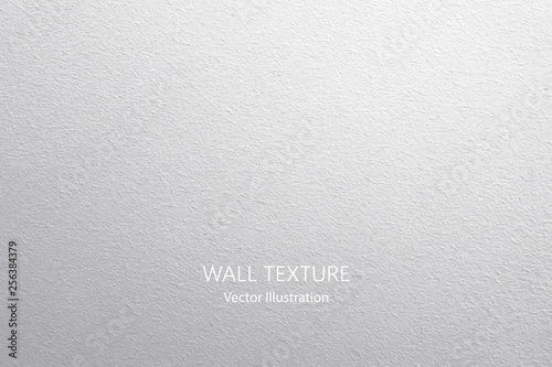 Vector wall background with lighting. Concrete white horizontal texture.