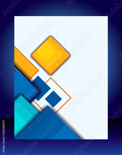 Abstract Business Background. Flyer or brochure template