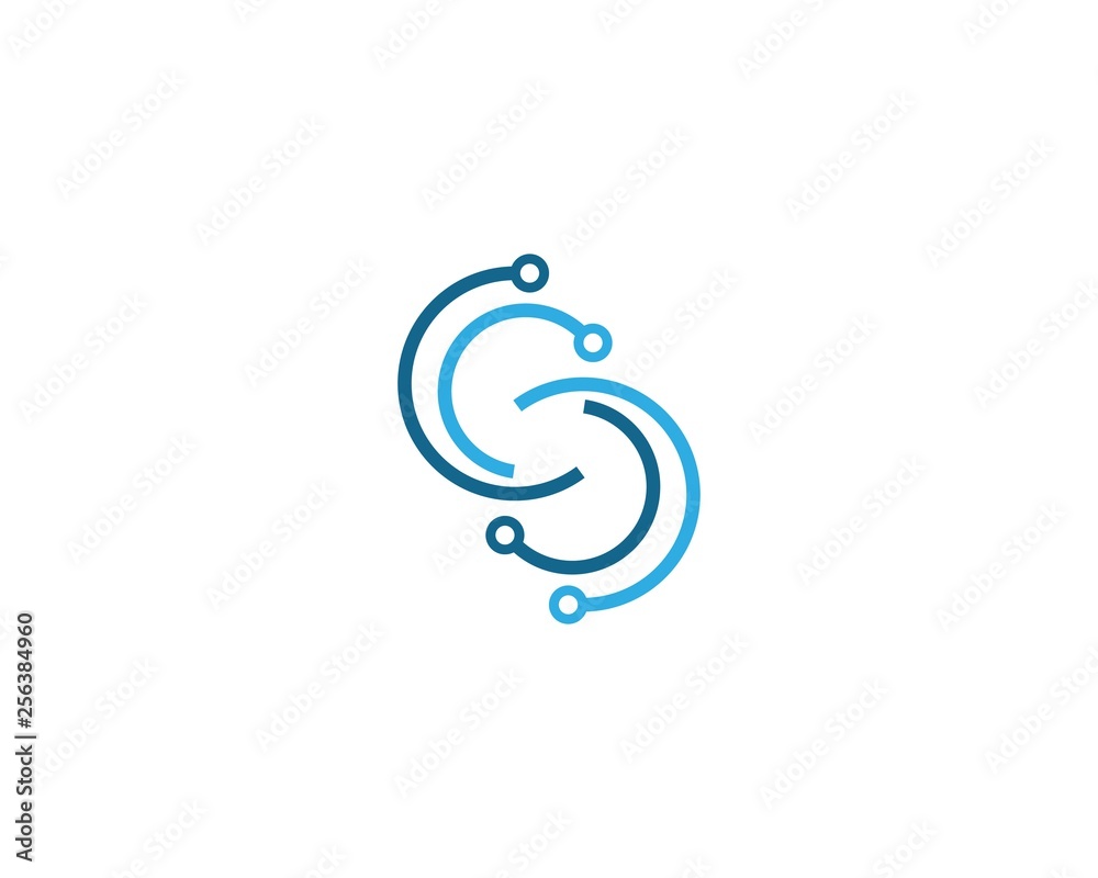 circuit technology logo vector circuit technology logo vector
