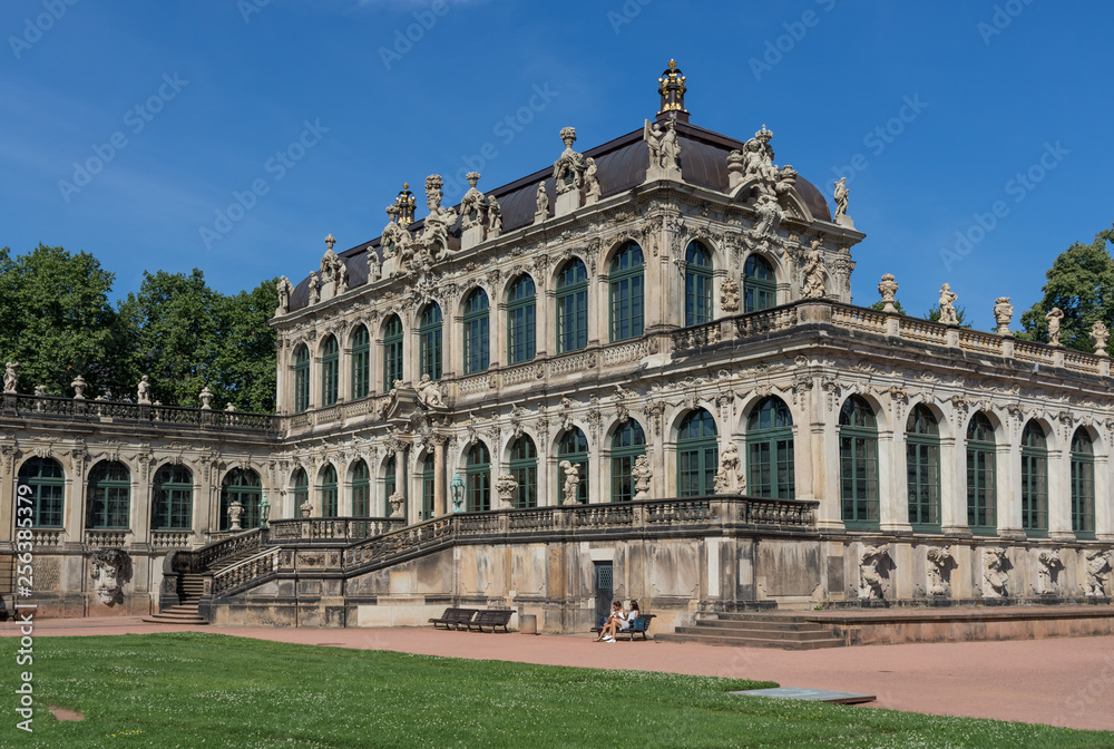 Dresden, Germany - one of the most heavily bombed cities during World War Two, Dresden has be completely rebuilt after 1945, and its Old Town is now a Unesco World Heritage. Here  the Zwinger Palace