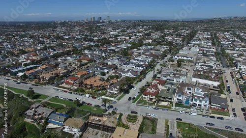 Aerial of Newport Beach Residential Housing Development Orange County California 05.MOV