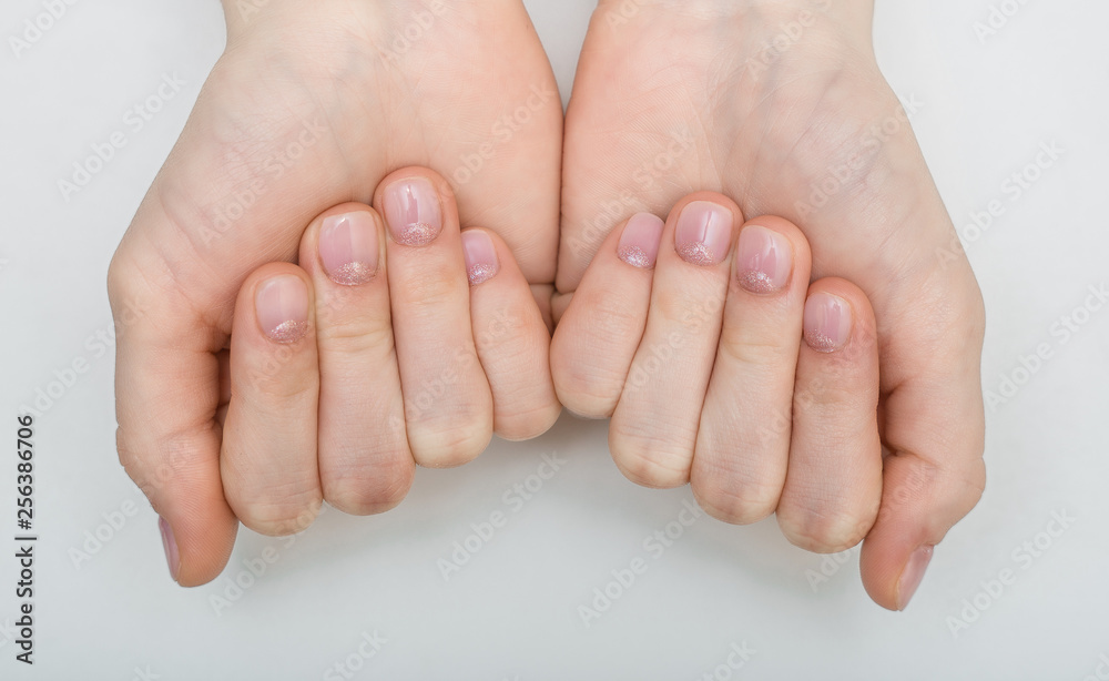 Nail Care And Manicure Of Beautiful Female Hands Nail Care And Manicure Of Beautiful Female Hands