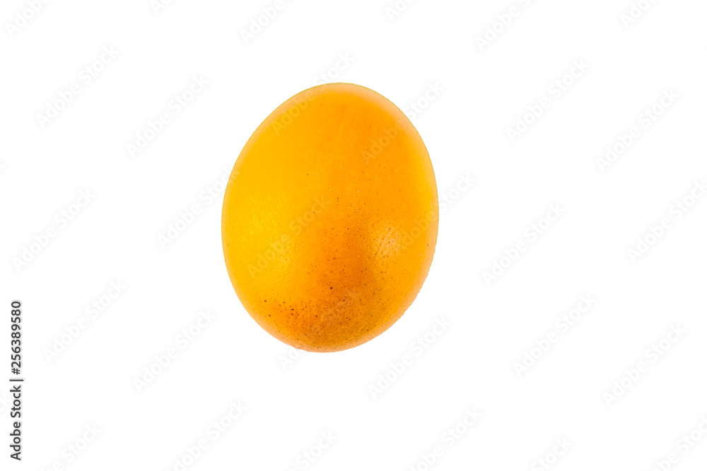 Colorful handmade easter eggs isolated on a white background Colorful handmade easter eggs isolated on a white background