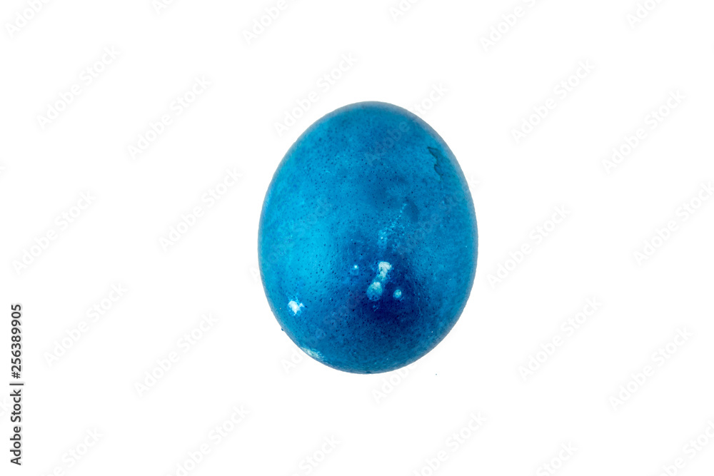 Colorful handmade easter eggs isolated on a white background Colorful handmade easter eggs isolated on a white background