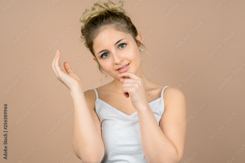 a girl is very positive a girl is very positive