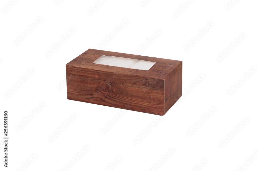 Isolated tissue paper box on white background Isolated tissue paper box on white background