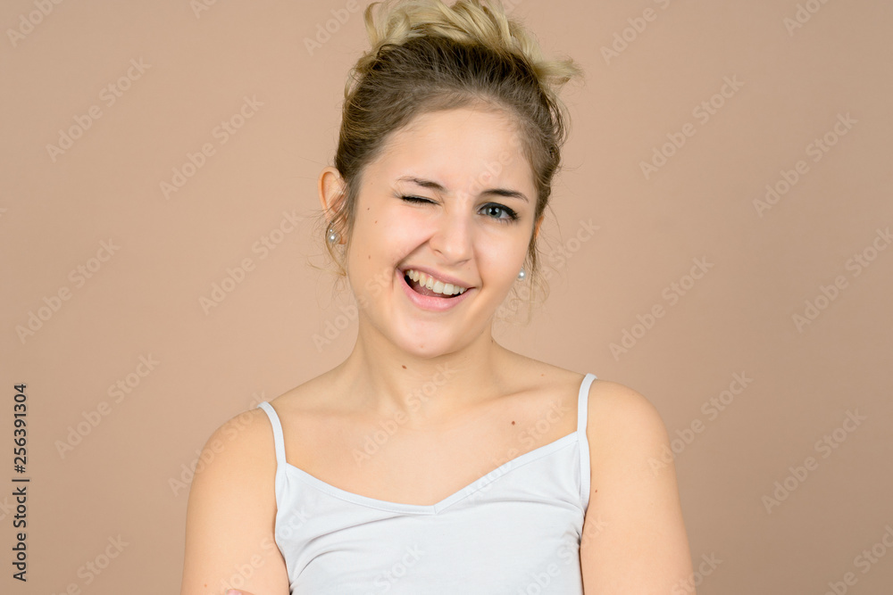 a girl is very positive a girl is very positive
