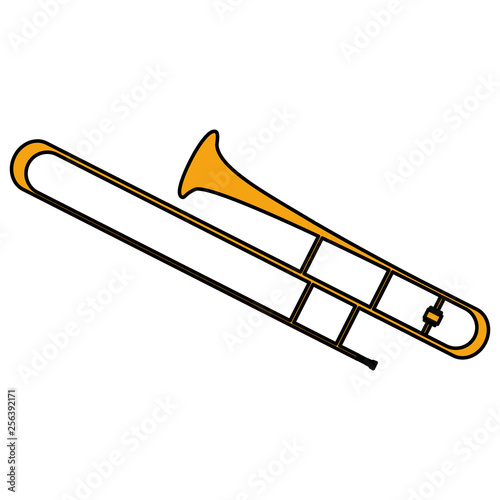 trumpet instrument musical icon